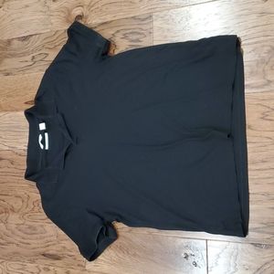 Calvin Klein Liquid Touch Black Men's Polo, size Large